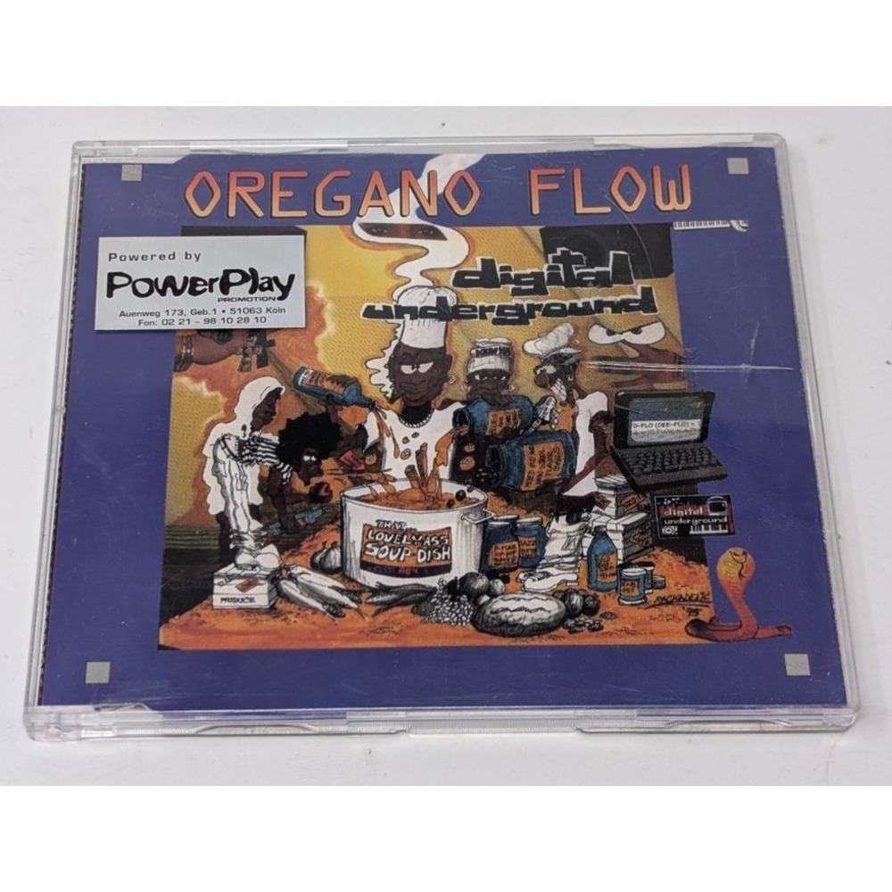 Digital Underground Oregano Flow CD Maxi Single 1996 VTG 90s Hip Hop Rap 1990s